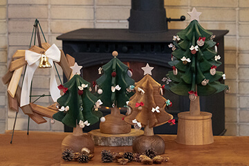クリスマスツリーの取っ手　両手鍋 多くの人の手と技術を介するミニクリスマスツリー› Oak Village