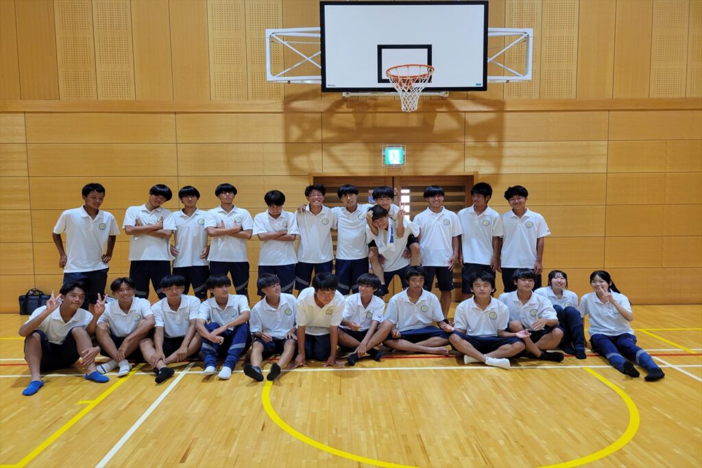 静岡清流館高校　サッカー部の皆さん。ありがとうございました。